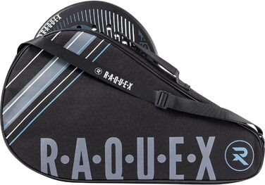Чохол для падельної ракетки Raquex Enigma, чорний, з м'якою підкладкою, захист для 1 ракетки, подарунок для жінок і чоловіків