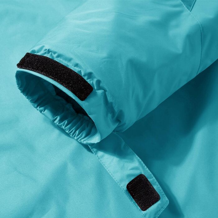 Жіноча лижна куртка BenBoy: водонепроникна, вітрозахисна, тепла, з флісовою підкладкою, дихаюча, для туризму та активного відпочинку, з капюшоном, колір: блакитний