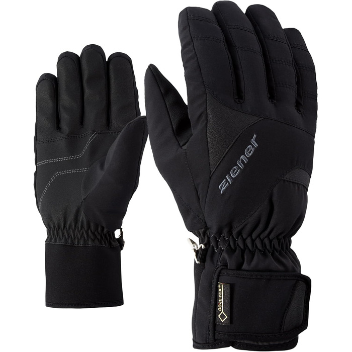 Лижні рукавички Ziener Guffert GTX, водонепроникні, дихаючі, чорні