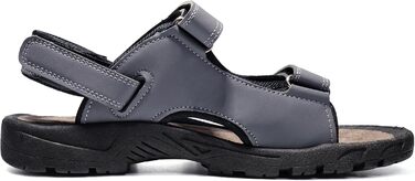 Чоловічі сандалі JOMIX для активного відпочинку та туризму: липучка, сірі, 44 EU