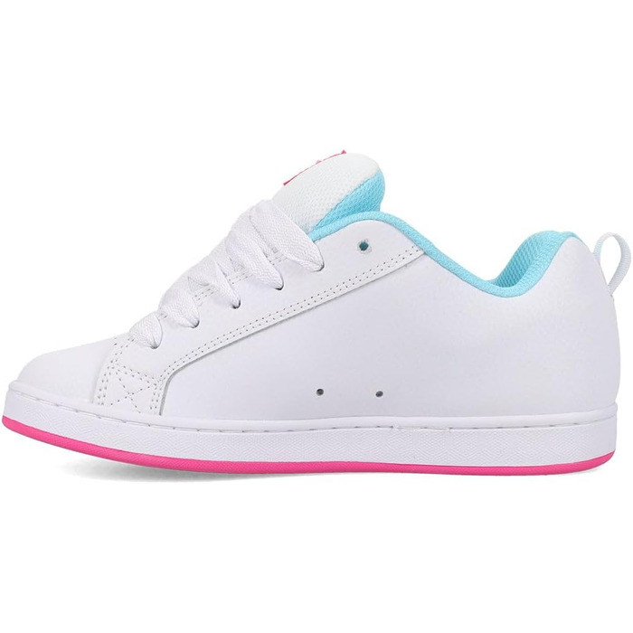 Жіночі кросівки DC Shoes Court Graffik, 39 EU, білий, рожевий, блакитний