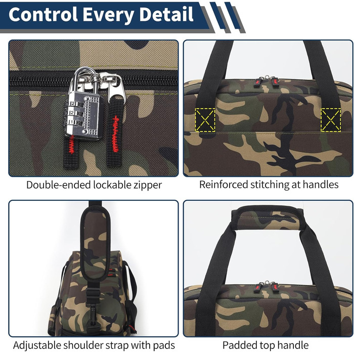Спортивна сумка маленька з відділенням для мокрого - 35x20x20 см, ручна поклажа, міні-дуфл-сумка з кількома відділеннями для спорту, відпочинку, коротких подорожей (Камуфляж, 35 см)