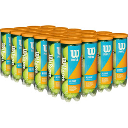 Тенісні м'ячі Wilson Prime All Court, 72 шт. (24 банки) для всіх покриттів