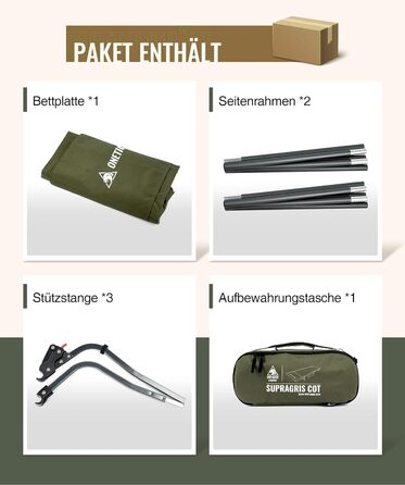 Килимок для кемпінгу OneTigris SUPRAGRIS Ranger: розкладний, легкий, для відпочинку на природі (190 x 70 x 18 см)