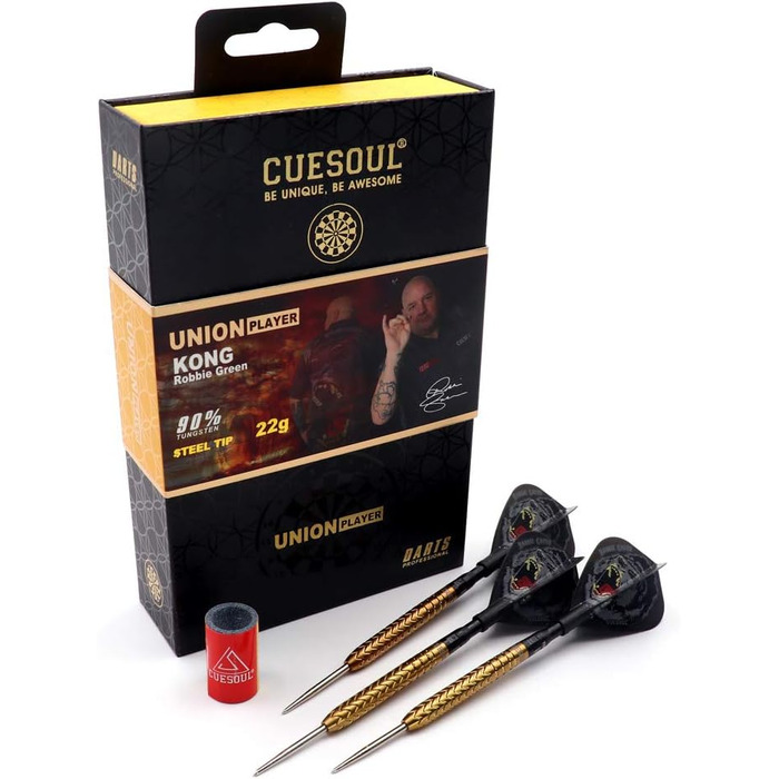 Дартс набір CUESOUL 90% вольфрам, 22/23/24 г, серія