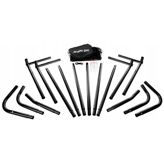 Переносні розкладні футбольні ворота зі сталі Enero, 180x120x60 см