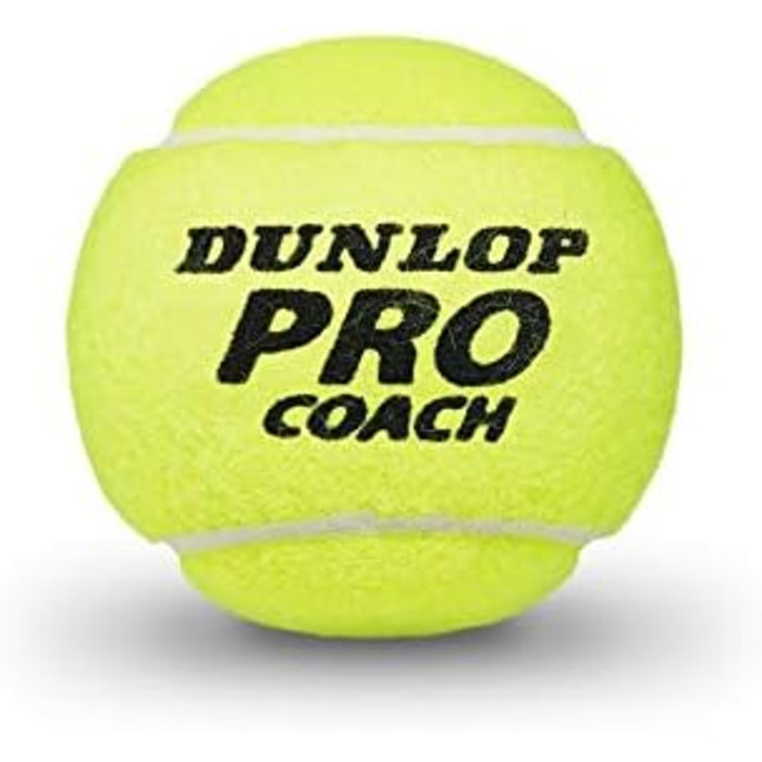 Тенісний м'яч Dunlop Pro Coach - для тренувань та коучингу (1 банка по 4 шт.)