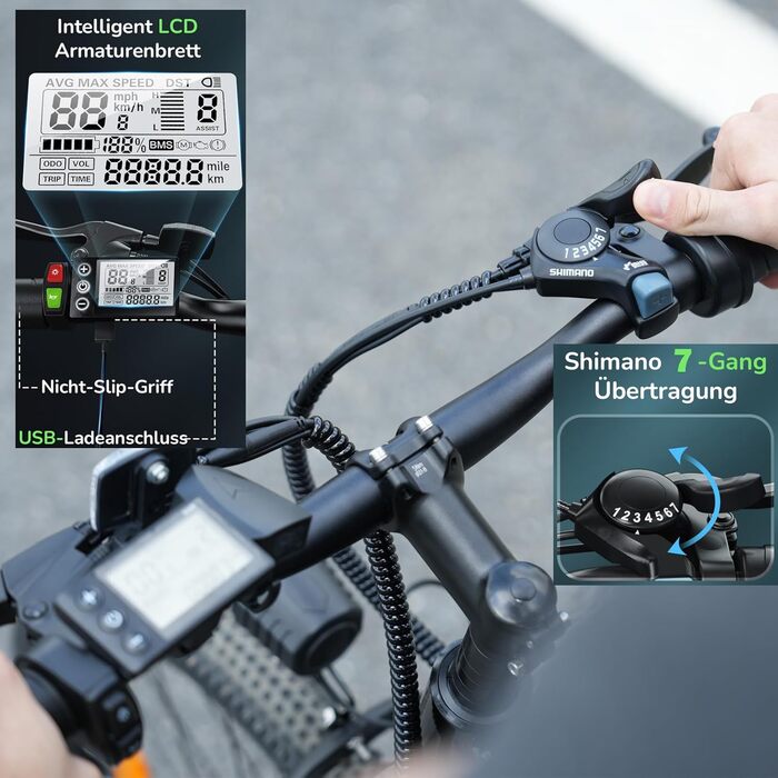 Електровелосипед Finbike 26