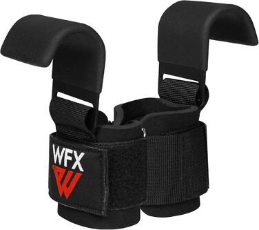 Набір для важкої атлетики: гак для тяги з гумовими ручками, захист зап'ястя з неопрену, 7 мм, для силових тренувань