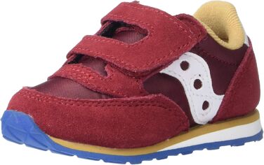 Детские кроссовки Saucony Baby Jazz H&L-K для первых шагов, 23.5 EU, красный, синий, светло-коричневый