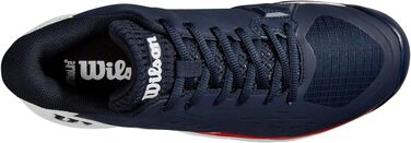 Кросівки для тенісу Wilson Rush Pro Ace Clay WRS332740, 44 EU, Navy/Blazer White/Infrared