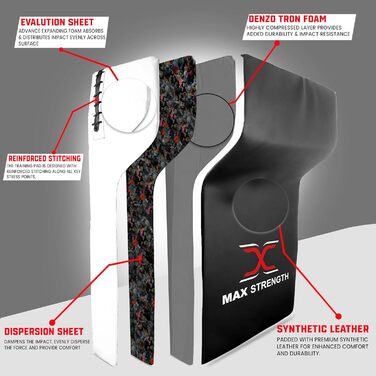 Захисний щит для регбі Max Strength, професійний, міцний, високощільна піна