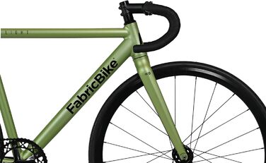 Велосипед FabricBike Light PRO Fixie, алюмінієва рама, 28'', синглспід, жорстка вісь, 6 кольорів, 3 розміри, 8,45 кг, Army Orange, розмір M (54 см)