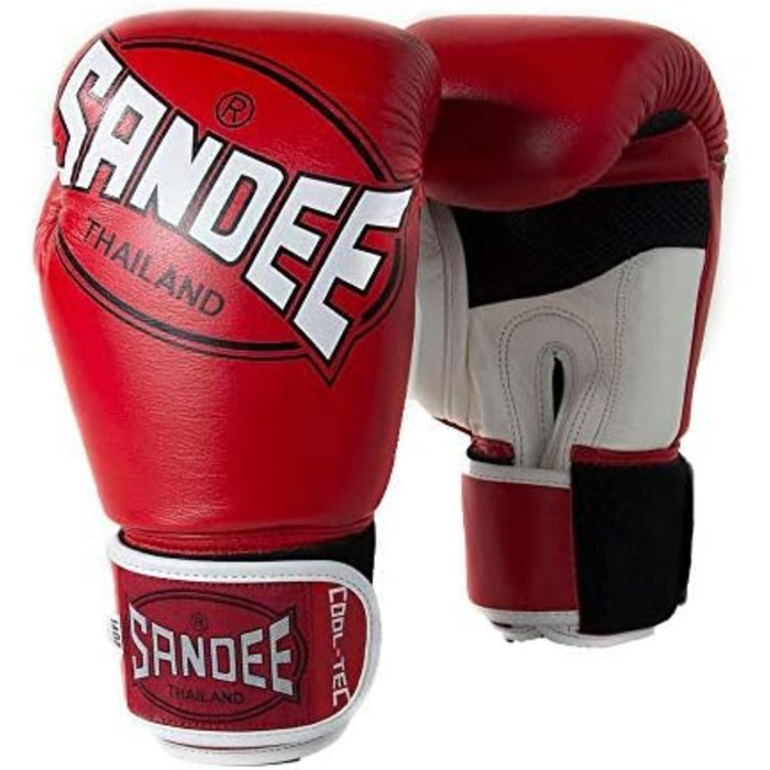 Дитячі боксерські рукавички Muay Thai Sandee, червоні, 4oz