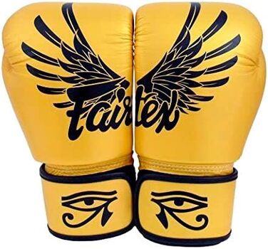 Боксерські рукавички Fairtex BGV1 Falcon Gold 400 г для муай-тай