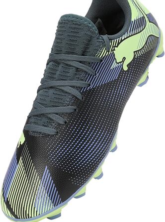 Дитячі футбольні черевики PUMA Unisex (38 EU, сірий, фіолетовий, білий)