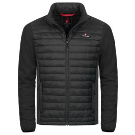 Чоловіча гібридна куртка-софтшелл Höhenhorn Kaprun Steppjacke, спортивна утеплена куртка, XL, чорна