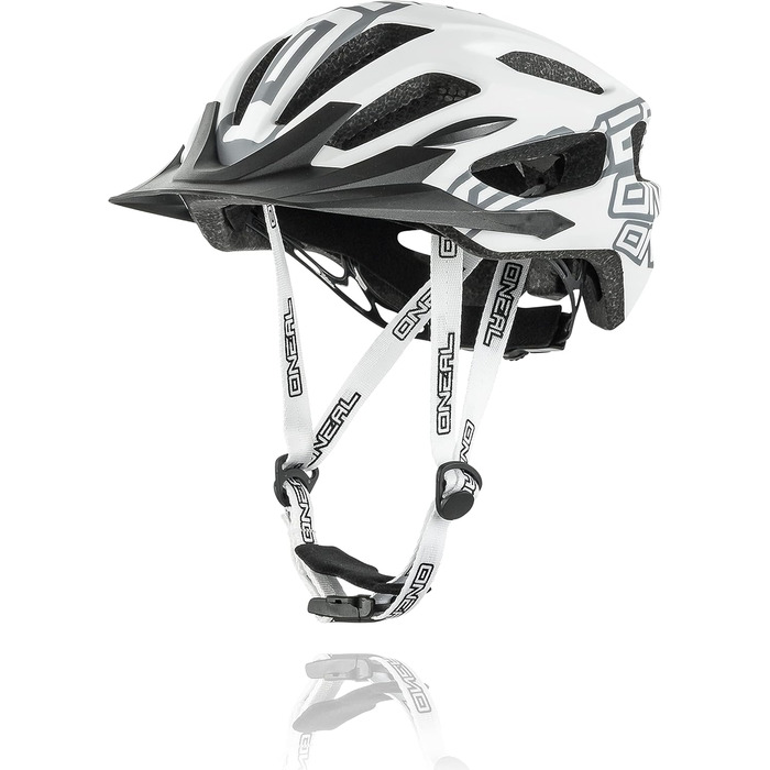 Велосипедний шолом O'NEAL Enduro All-Mountain для дорослих, ефективна вентиляція, регулювання розміру, білий, L/XL/XXL (58-63 см)