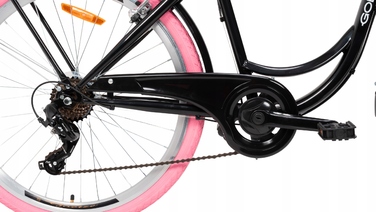 Жіночий міський велосипед Goetze 26 LEKKI DAMKA SHIMANO з кошиком