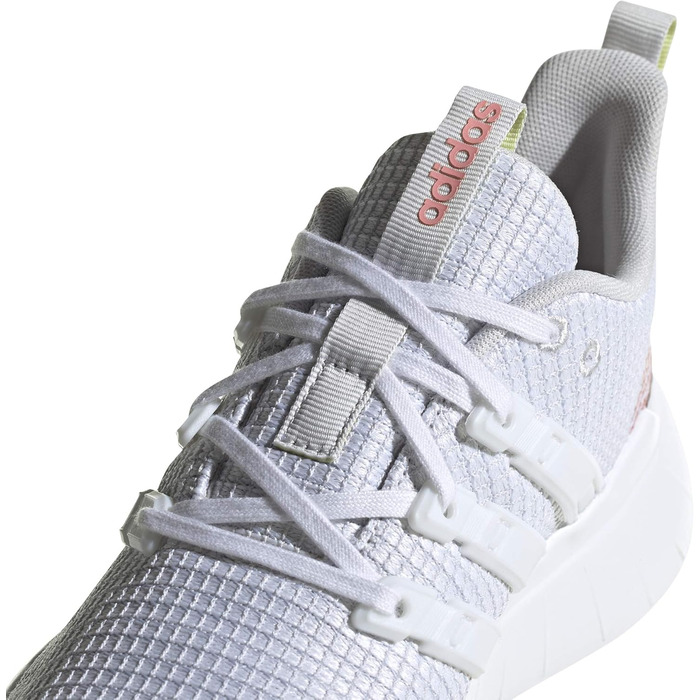 Дитячі кросівки adidas Questar Flow K (31.5 EU, сірий, білий, рожевий)