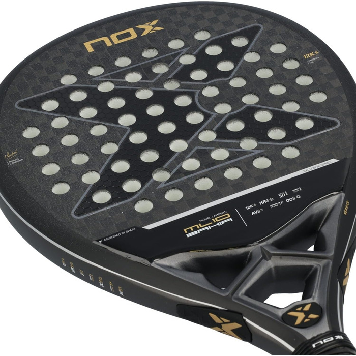 NOX Miguel Lamperti ML10 Bahia: Плече для падел-тенісу з карбону 12K, EVA HR3, для досвідчених гравців