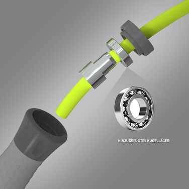 Стрибкове канат HEREROPE з вагами, 8 мм, 360° обертання, регульована довжина, неслизька ручка, для кардіо, HIIT, MMA, зелений