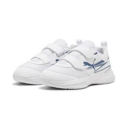 Дитячі кросівки для залу Puma Varion II V Jr Indoor Court Shoe, білі/сині, р. 34 EU