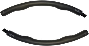 Преміум хулахуп hulaOne Classy Hoop 1,2 кг для фітнесу та схуднення, чорний, для дорослих