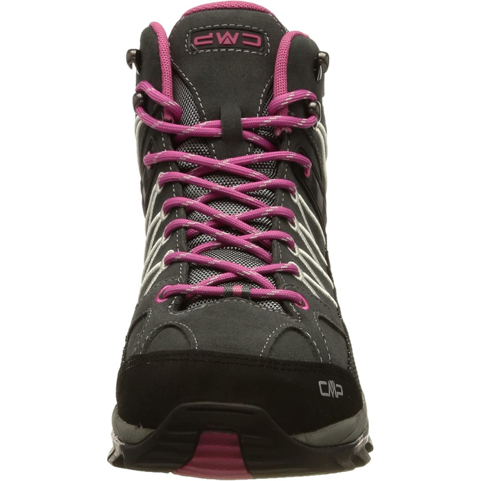 Черевики трекінгові жіночі CMP Rigel Mid WP, сіро-фуксія-айс, 43