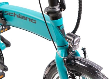 Електровелосипед F.lli Schiano Galaxy 20 дюймів, складаний, Shimano, для дорослих, до 25 км/год, чоловічий/жіночий, комфортний міський e-bike