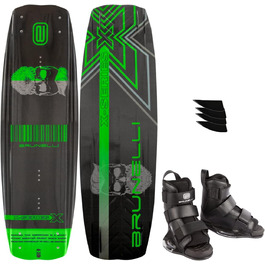 Вейкборд Brunelli Carbon 138 см з кріпленнями XL (43-47)
