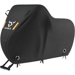 Чохол для велосипеда EVRBUL на 1-2 велосипеда, 210x110x76 см, водовідштовхуючий, з отвором для замка, 420D, захист від дощу, сонця та вітру, для гірського, шосе, електровелосипеда