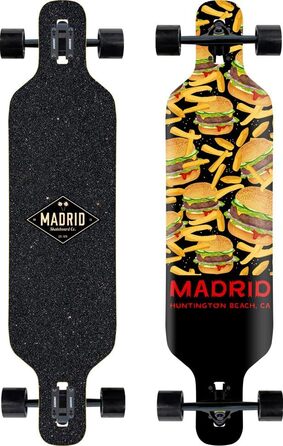 Лонгборд Madrid Skateboards Weezer Drop Thru Burger, повний комплект