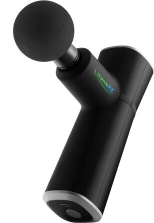 Міні масажер Lifenaxx LX-025 для спорту та фітнесу, масажний пістолет від м'язового болю, розслаблення фасцій, вібраційний, профілактика і лікування крепатури