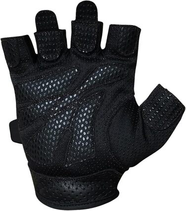 Рукавички для важкої атлетики Meiter Fit Grip з Amara-шкірою (Чорний, XS)