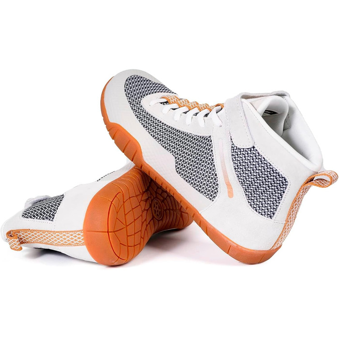 Черевики для боротьби, боксерські, фітнес, важкої атлетики та пауерліфтингу з плоскою підошвою (42 EU, Бежевий)