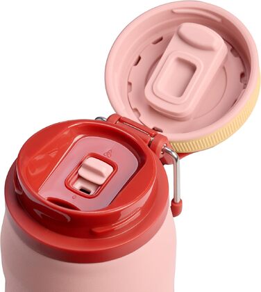 Термопляшка STANLEY 1913 IceFlow Bottle Twist Flip 0.47L, Peach Rose — вакуумна пляшка для напоїв