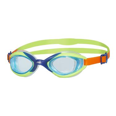 Окуляри для плавання Zoggs Sonic Air Junior UV, антифог (6-14 років, синьо-зелено-помаранчеві)