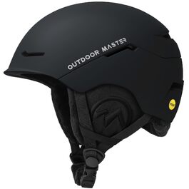 Шолом для гірських лиж та сноуборду OutdoorMaster ELK MIPS, матовий чорний, розмір M