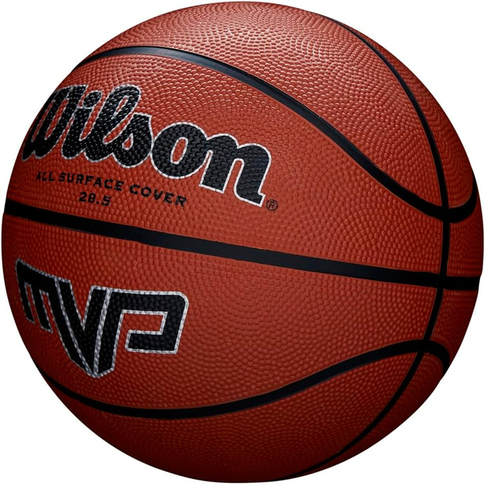 Баскетбольний м'яч Wilson MVP №7 для вулиці, асфальту, грануляту, оранжевий