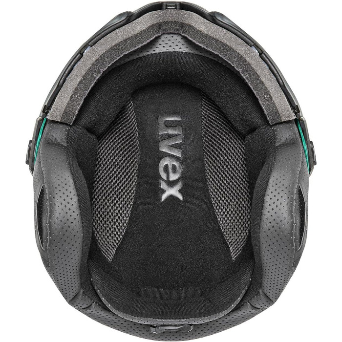 Лижний шолом uvex Instinct Visor з візором для жінок і чоловіків, регулювання розміру, червоний-чорний матовий, 59-61 см