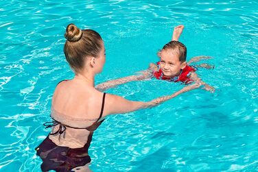 Дитячий жилет для плавання Bestway Swim Safe ABC Disney Junior Mickey & Friends, рівень B, 1-3 роки, червоний