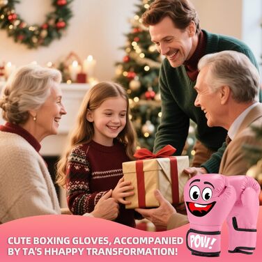 Дитячі боксерські рукавички, 4oz - для спарингу, тренувань, MMA, Муай Тай, кікбоксингу та бойових мистецтв (Рожеві)