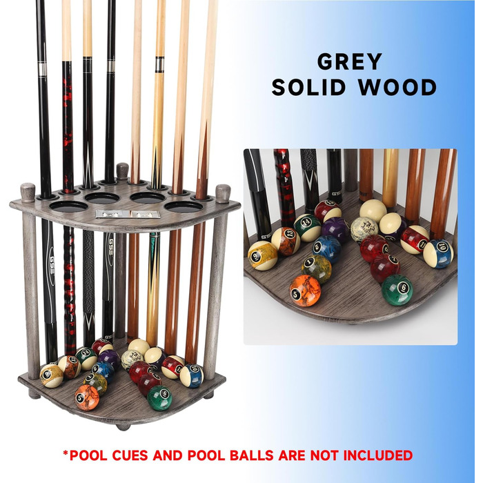 Стійка для більярдних київ GSE Games & Sports Expert Nur - 8 київ + аксесуари (сірий, щіткований)