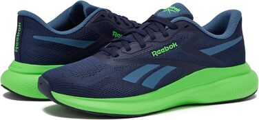 Кросівки Reebok Energen Run 4 для чоловіків, легкі атлетичні кросівки (43 EU, Vector Navy Twilight Blue Solar Lime)