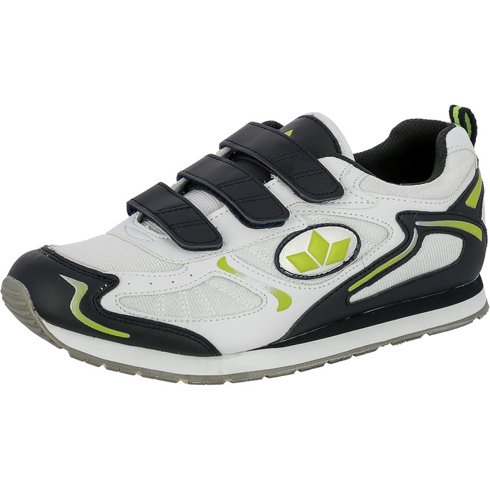 Чоловічі спортивні кросівки LICO Nelson V 43 EU - Indoor, білий, темно-синій, лимонний