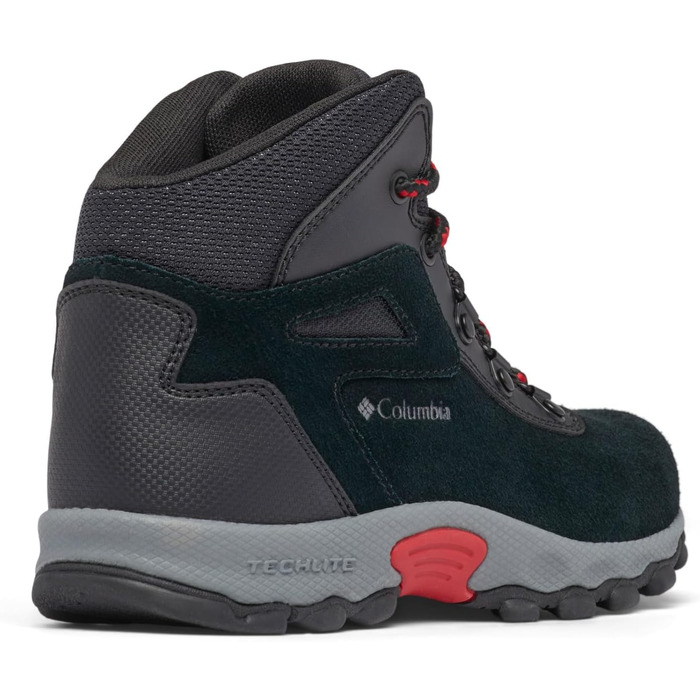 Трекінгові черевики Columbia Newton Ridge Amped Mid Rise для дітей (36 EU, Black Mountain Red Youth)