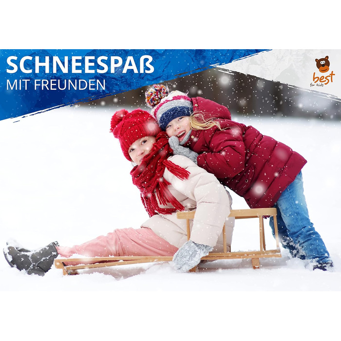 Дерев'яні санки для дітей з спинкою Best For Kids, Davoser