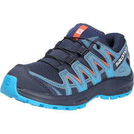 Дитячі кросівки Salomon XA Pro 3D Climasalomon Waterproof для трейлраннінгу, 34 EU, Navy Blazer/Mallard Blue/Hawaiian Surf