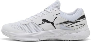 Кросівки для залу PUMA Unisex Varion II Indoor Court Shoe, біло-чорні
